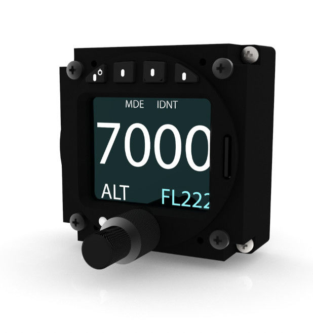 Altimètre radio numérique LCD ARINC 600 monté sur un rack 1 pied Résolution 2,5 lbs